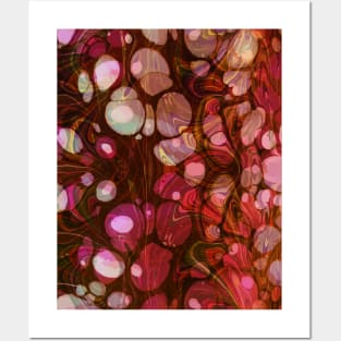 Abstract Marbling Pattern Posters and Art